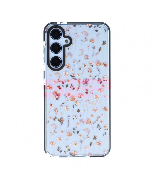 Husa Samsung Galaxy A55, Antishock, Small Flowers